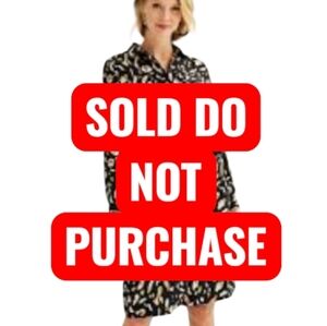 Nine West Utility Shirtdress Tab Sleeve